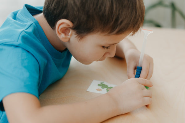 Featured Image for Blog Post: The benefits of diamond painting for children and how to introduce it to them at Made with Diamonds