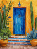 Blue Door Oasis - Diamond Painting Kit