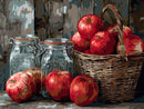 Harvest Apple Basket - Diamond Painting Kit