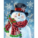 A Happy Snowman Diamond Painting Diamond Art Kit