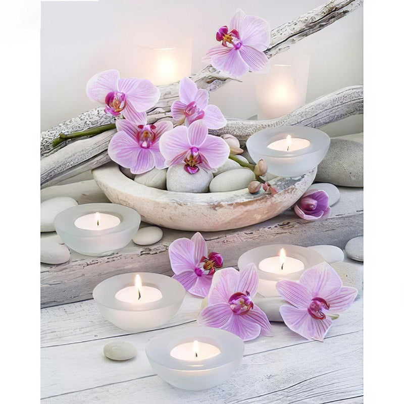 Ambiance Zen And Candle Diamond Painting Diamond Art Kit