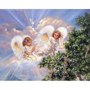 Angel Girl Playing With Trees Diamond Painting Diamond Art Kit