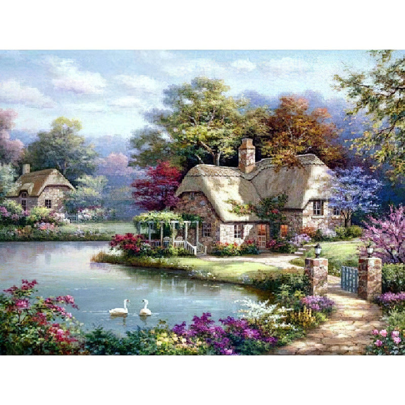 Beautiful Pastoral Scenery Diamond Painting Diamond Art Kit