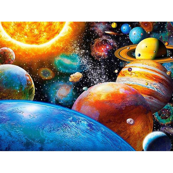 Big to Small Planet Diamond Painting Diamond Art Kit