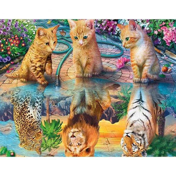 Cats Future Diamond Painting Diamond Art Kit