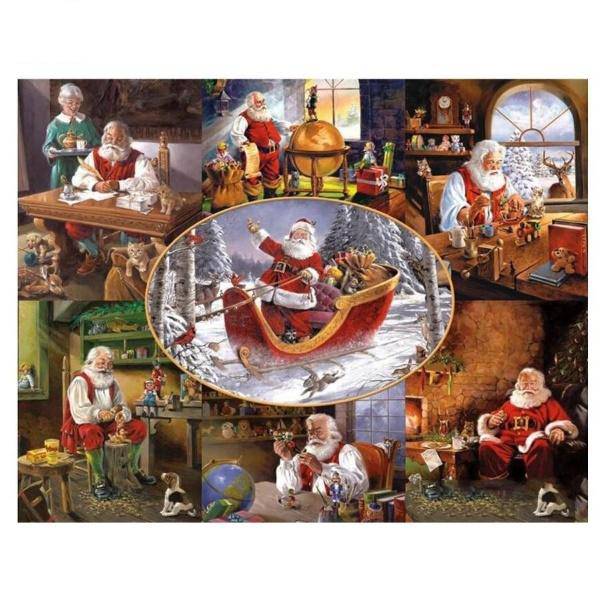 Christmas Eve Santa Diamond Painting Diamond Art Kit