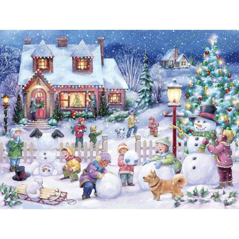 Christmas Village House Tree Diamond Painting Diamond Art Kit