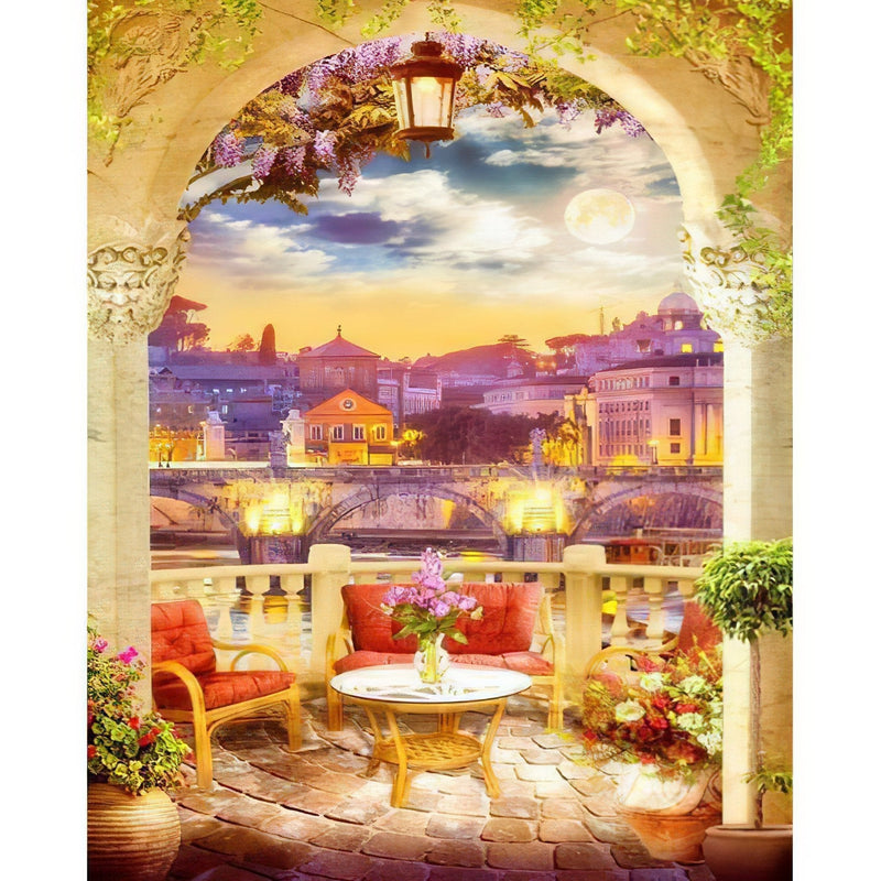 City Gate Diamond Painting Diamond Art Kit