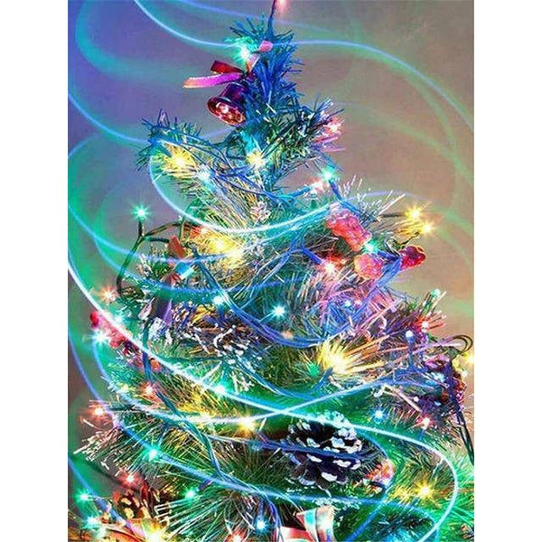 Dazzling Christmas Tree Diamond Painting Diamond Art Kit