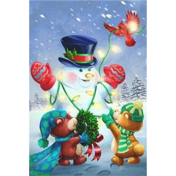 Dear Snowman Diamond Painting Diamond Art Kit