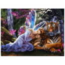 Fairy and Tiger Diamond Painting Diamond Art Kit