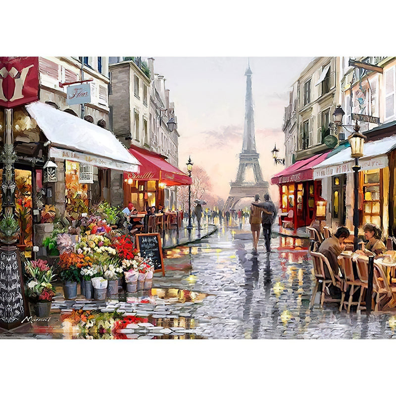 Florist In Paris Diamond Painting Diamond Art Kit