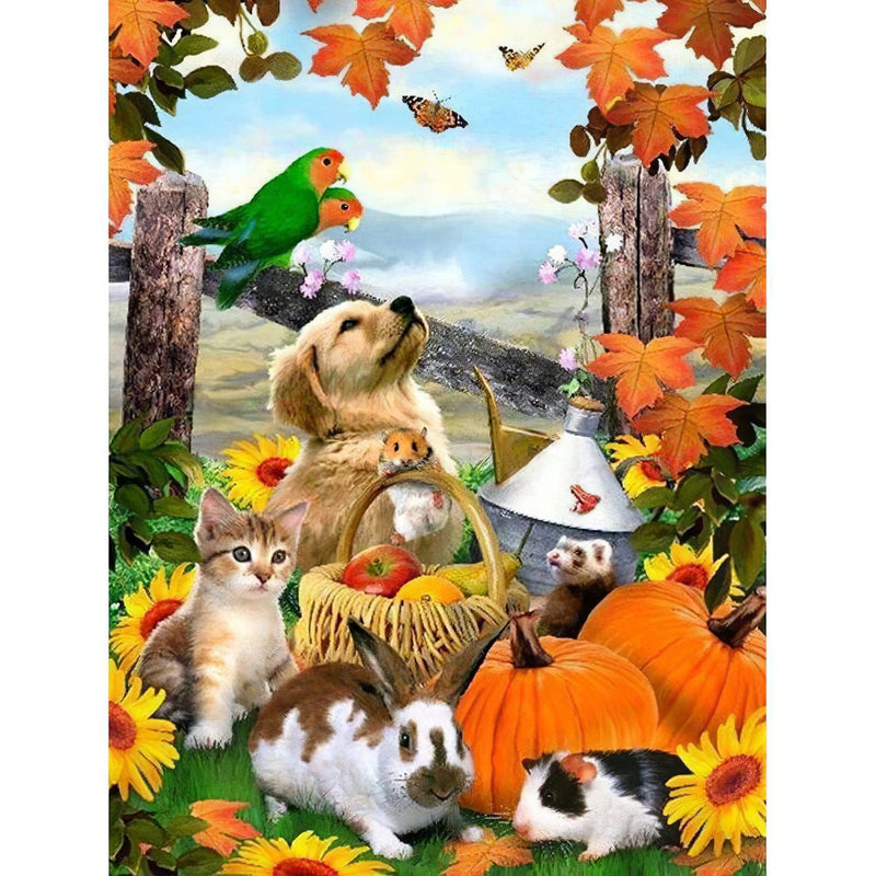 Halloween Animals Diamond Painting Diamond Art Kit