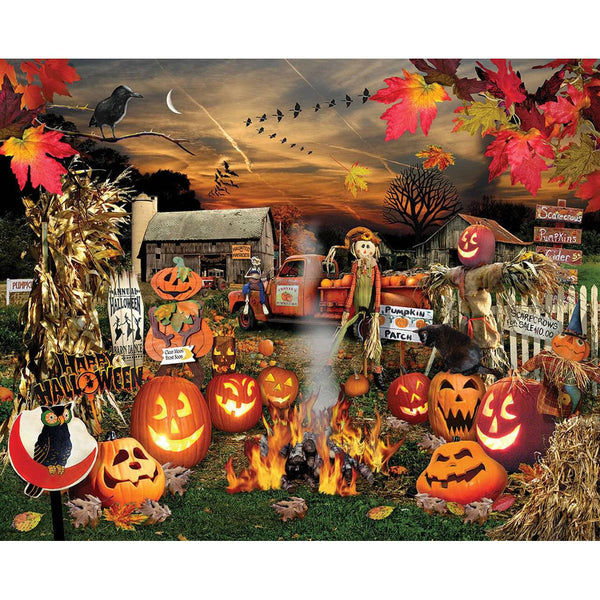 Halloween Pumpkin Party Diamond Painting Diamond Art Kit