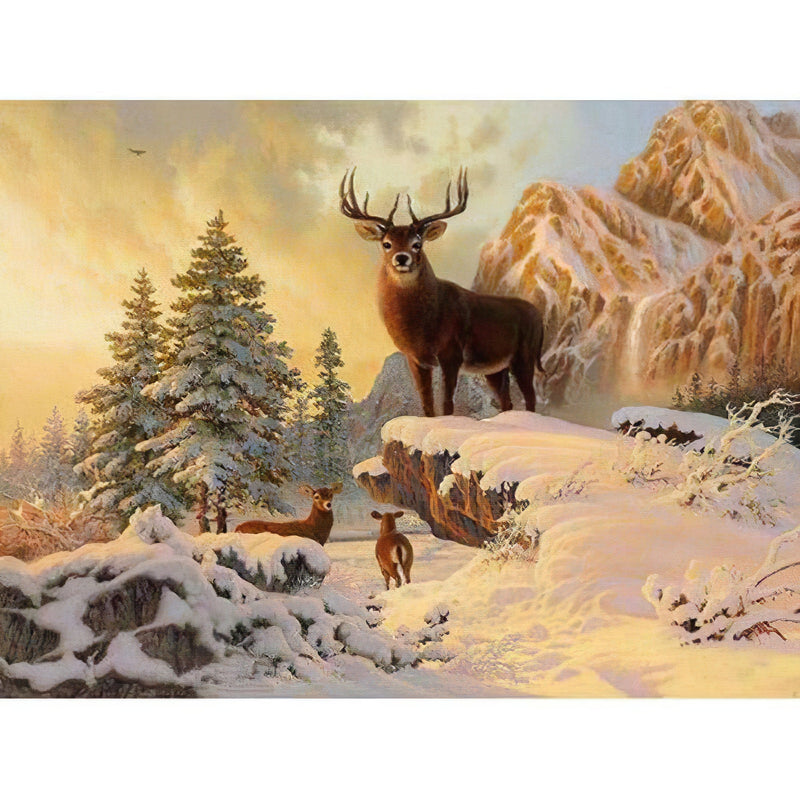 King Of Deer Diamond Painting Diamond Art Kit