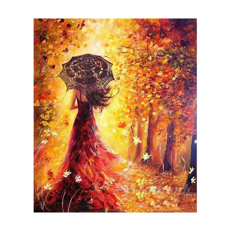 Lady In The Forest Diamond Painting Diamond Art Kit