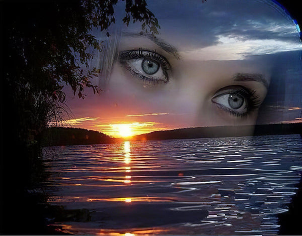 Lady'S Eyes On The Horizon Diamond Painting Diamond Art Kit