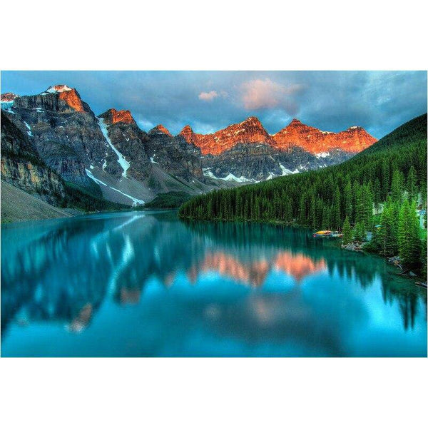 Lake in Canada Diamond Painting Diamond Art Kit