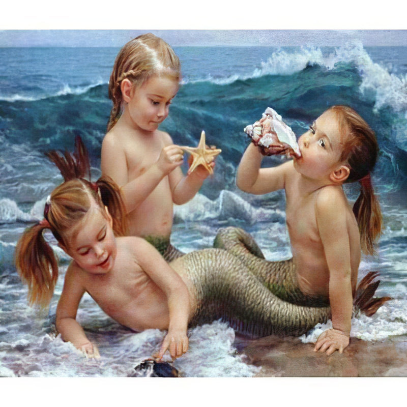 Little Mermaids Diamond Painting Diamond Art Kit