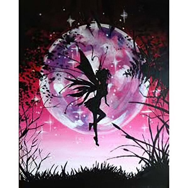 Mermaid Under The Moon Diamond Painting Diamond Art Kit