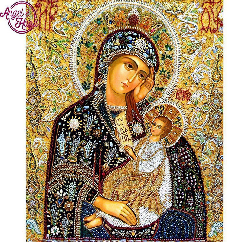Mother Maria And Jesus Diamond Painting Diamond Art Kit