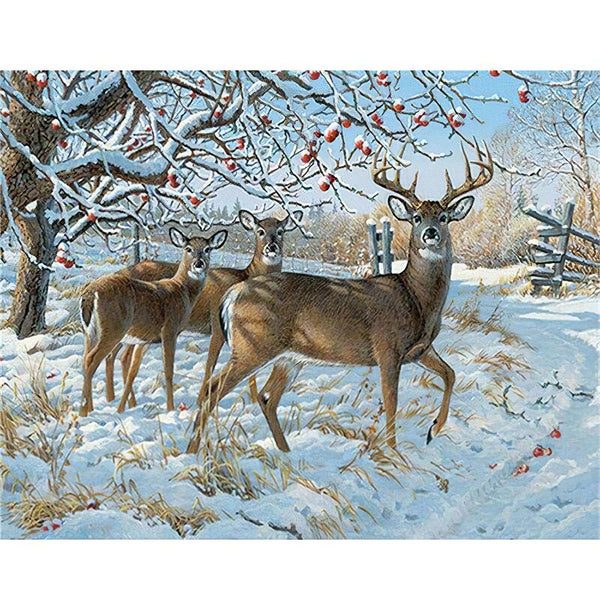 Observing Deer Diamond Painting Diamond Art Kit