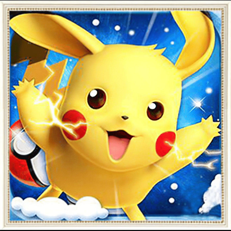 Pikachu Pokemon Diamond Painting Diamond Art Kit