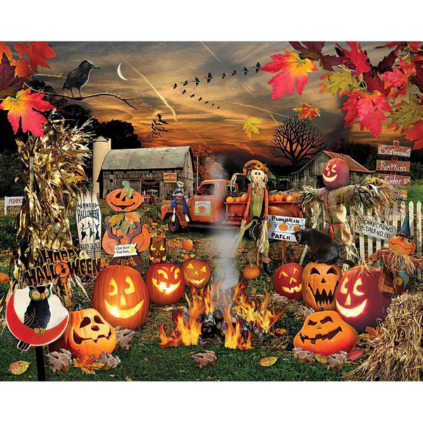 Pumpkin Festivities Halloween Diamond Painting Diamond Art Kit