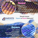 How-to choose between Round Diamonds and Square Diamonds for Diamond Painting