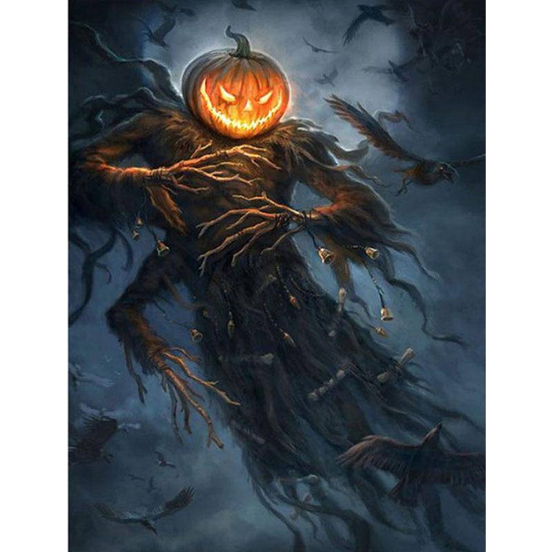 Pumpkin Reaper Diamond Painting Diamond Art Kit