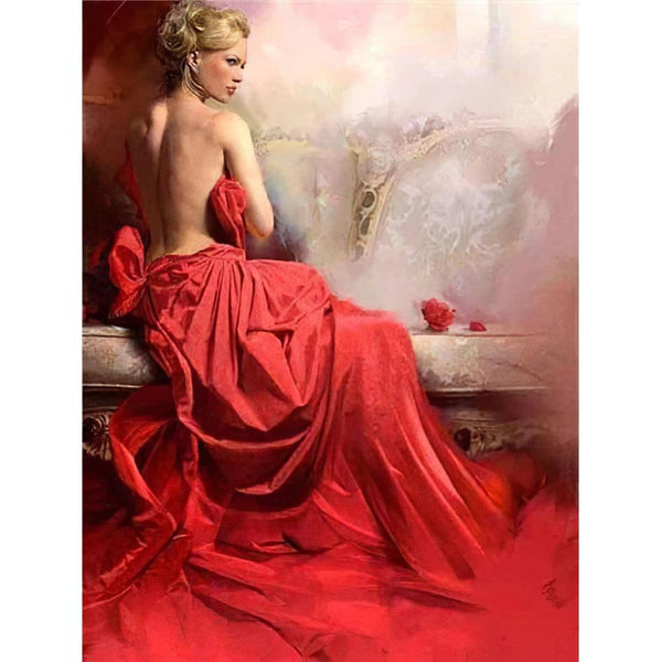 Red Beauty Diamond Painting Diamond Art Kit