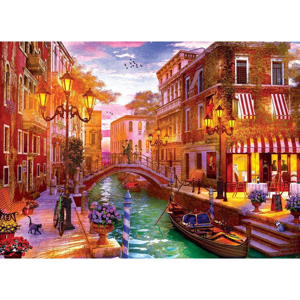 Sunset Venice City Street Diamond Painting Diamond Art Kit