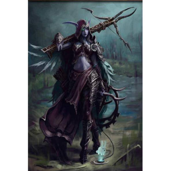 Sylvanas Windrunner from World of Warcraft Diamond Painting Diamond Art Kit