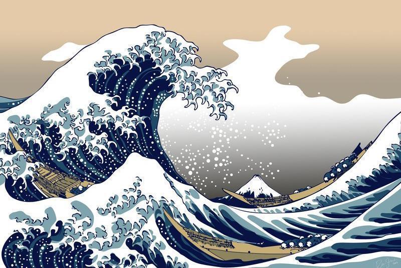 The Great Wave Of Kanagawa Diamond Painting Diamond Art Kit