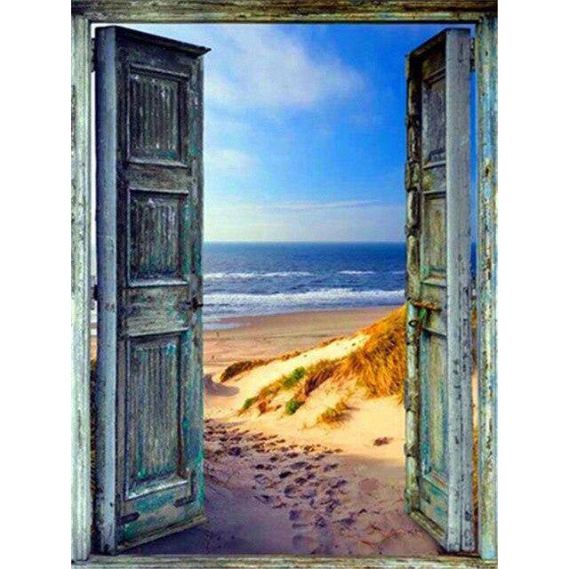 The Ocean Door Diamond Painting Diamond Art Kit