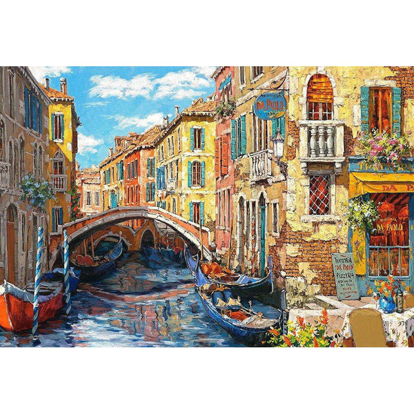 Venice City Bridge River Diamond Painting Diamond Art Kit