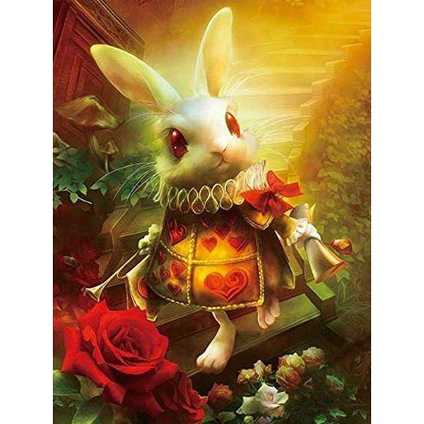 Wonderland Bunny Diamond Painting Diamond Art Kit